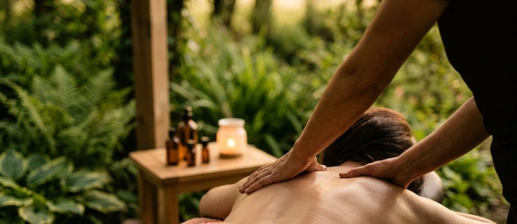 Massage huiles essentielles